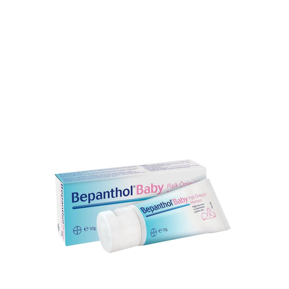 Bepanthol Baby Diaper Rash Cream - Hypoallergenic & Fragrance-Free for Sensitive Skin, 50g