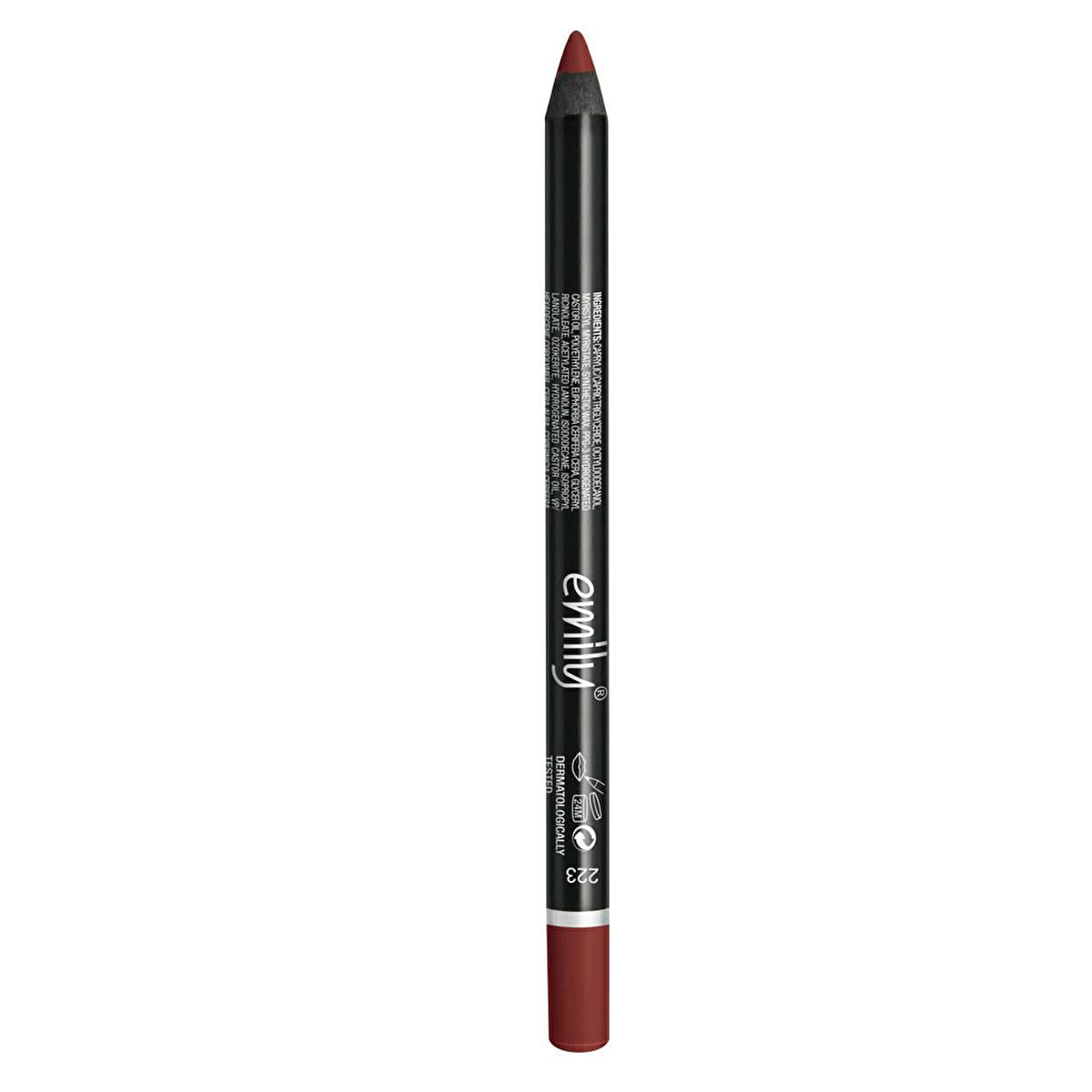 Emily Long Lasting Lip Pencil - Precise, Long-Lasting Lip Color in Modern Shades Emily Long Lasting Lip Pencil - Precise & Long-Lasting Long Lasting Lip Pencil, Lip Color, Makeup Pencil, Cosmetic Lip Product, Dudak Kalemi, Precise Lip Color, Long Lasting Makeup, Modern Lip Shades, Lip Contouring, Cosmetic Pencil