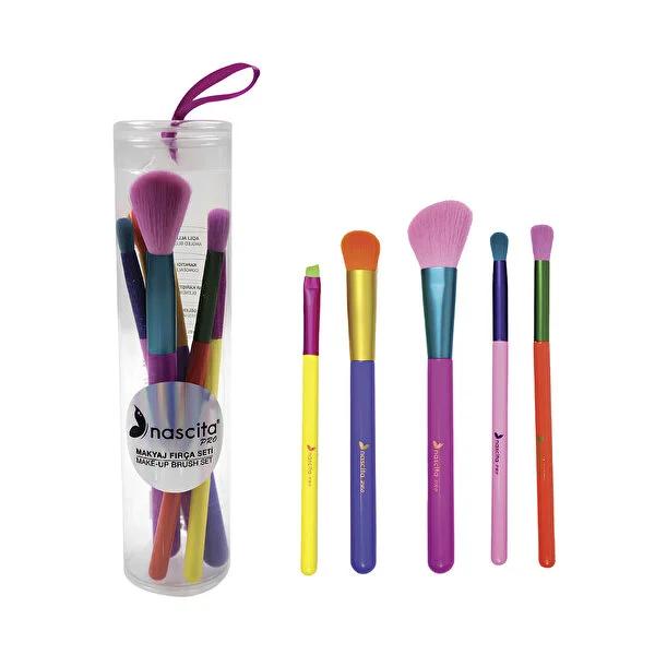 Nascita 5-Piece Makeup Brush Set - Essential Beauty Tools for Precise Application Nascita 5-Piece Makeup Brush Set for Precise Makeup Makeup Brush Set, 5-piece Brush Set, Beauty Tools, Cosmetic Brushes, Makeup Accessories, Makeup Brushes, Beauty Essentials, Makeup Kit, Professional Makeup Tools, Travel Makeup Kit