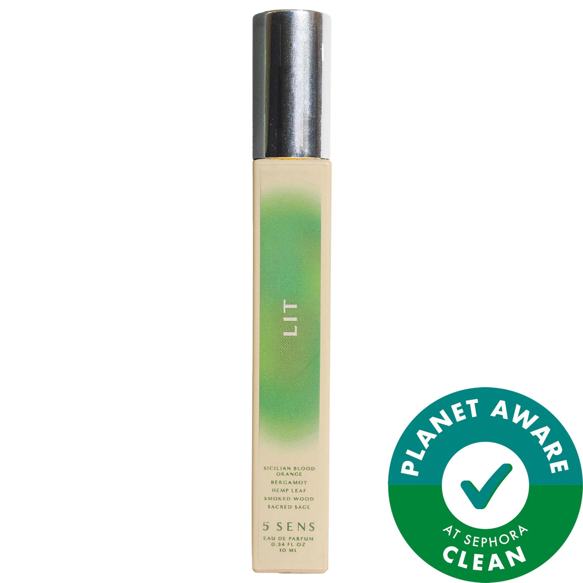 Lit Eau de Parfum Travel Spray - Earthy Woody Fragrance, Clean Beauty, Sustainable Lit Eau de Parfum Travel Spray - Earthy Woody & Clean Travel Size Perfume, Earthy Woody Fragrance, Clean Beauty Products, Sustainable Fragrances, Eau de Parfum Spray, Eco-Friendly Fragrance, Compact Perfume, Natural Fragrances, Sustainable Beauty, Clean Fragrance, Lit Fragrances
