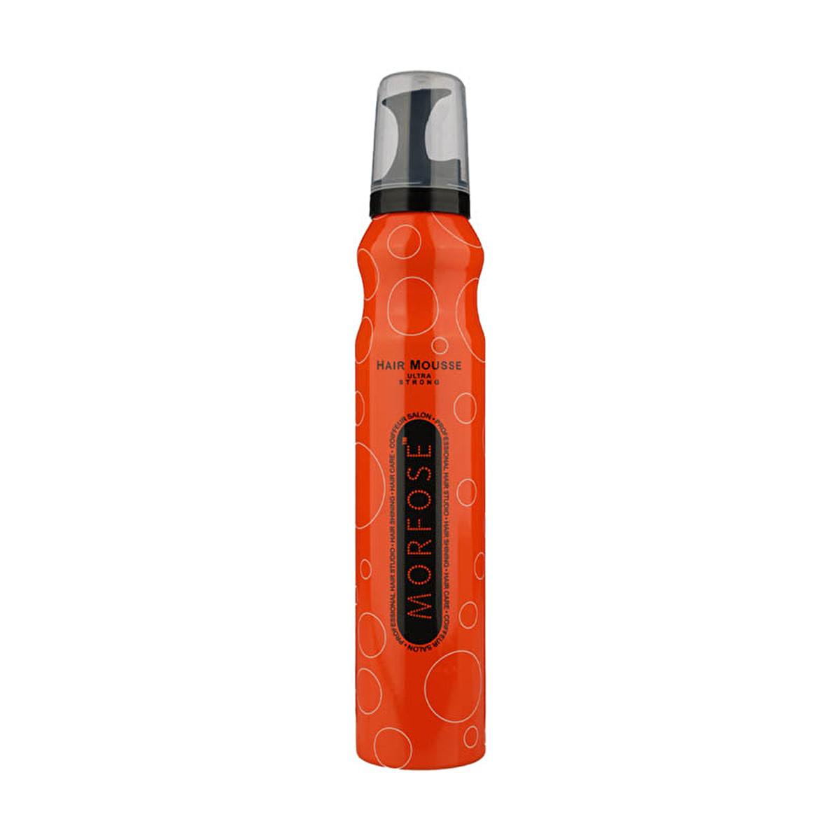 Morfose Ultra Strong Hair Styling Mousse - 6.76 fl oz - Strong Hold, Multivitamin Enriched, Non-Residue Formula Morfose Ultra Strong Hair Mousse - Strong Hold & Nourishing Hair styling mousse, Strong hold hair product, Multivitamin hair care, Non-residue hair styling, Daily hair styling product, Hair care, Styling products, Hair mousse, Morfose hair products, Hair styling, Multivitamin enriched, Non-residue formula, Daily use hair products