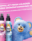 Yumos Jet Fresh Fabric Refreshing Spray Orkide Fragrance 6.76 fl oz - Quick Refresh, De-Wrinkle, Dermatologically Tested Yumos Jet Fresh Spray - Quick Refresh & De-Wrinkle fabric refreshing spray, clothing refresher, de-wrinkle spray, Yumos Jet Fresh, Orkide fragrance, quick refresh, dermatologically tested, fabric care, laundry convenience, freshness guaranteed, anti-wrinkle spray, travel essentials, busy professional, garment care, Yumos Extra softener, nonionic active ingredient, perfume, Benzisothiazoli