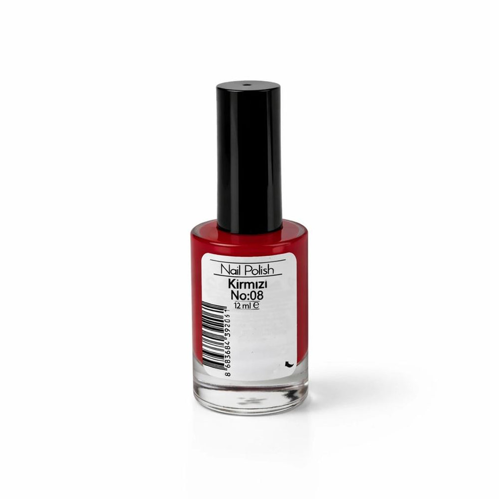 Mov Nail Polish No. 08 Glossy Classic Red for Vibrant Nails