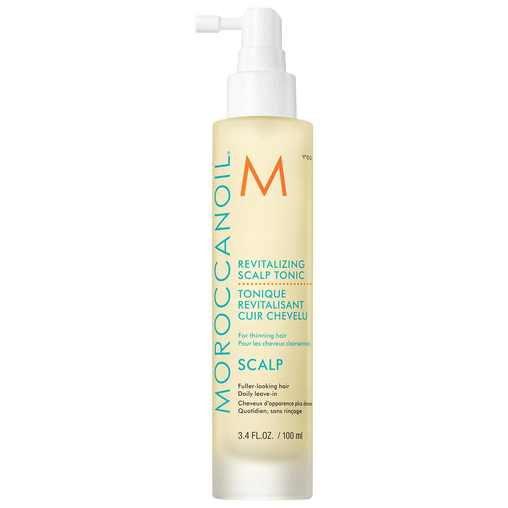 Moroccanoil Revitalizing Scalp Tonic Treatment for Thinning Hair - 97% Reduced Fallout, Promotes Fuller Hair Moroccanoil Scalp Tonic: 97% Reduced Hair Fallout Scalp Tonic, Thinning Hair Treatment, Hair Loss Solution, Leave-in Scalp Spray, Hair Growth Promotion, Moroccanoil, Hair Care, Scalp Treatment, Hair Thickening, Fuller Hair, Stronger Hair, Cruelty-Free, Argan Oil, Majorana Leaf Extract, Botanical Therapy Blend