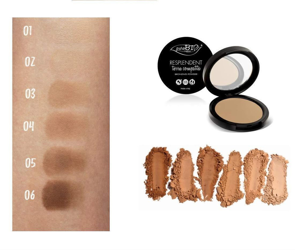 Purobio Vegan Mineral Foundation - Lightweight, Paraben-Free Compact Foundation for Even Skin Tone - view 2