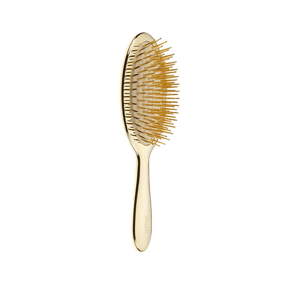 Janeke Gold Cushion Hair Brush with Gold Tips 1 pc