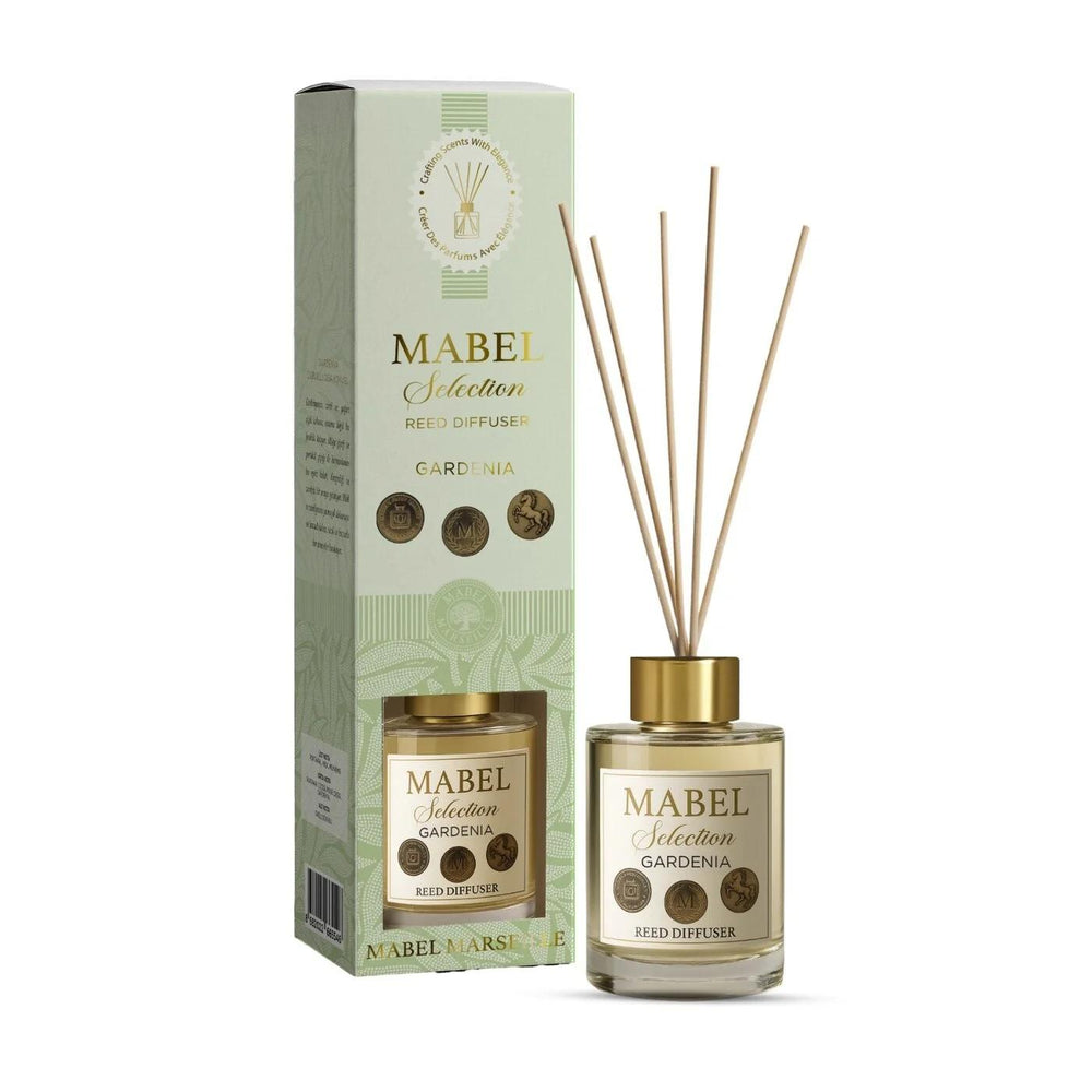 Mabel Marseille Gardenia Reed Diffuser for Home 100 ml