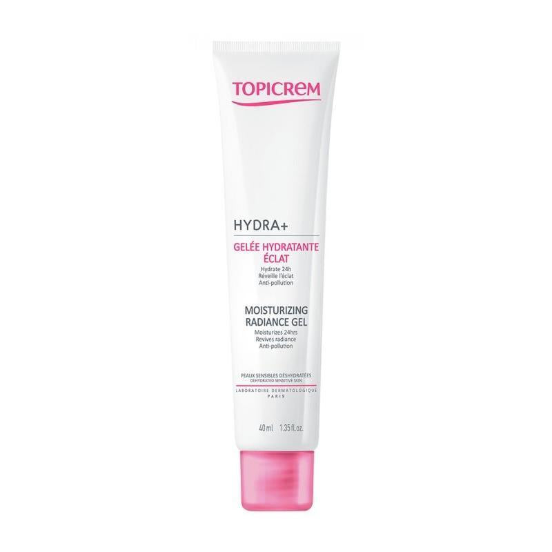Topicrem Hydra Radiance Gel - 24 Hour Moisturizing Gel Cream for Dry Skin, Non-Greasy, Topicrem Hydra Radiance - Face Cream