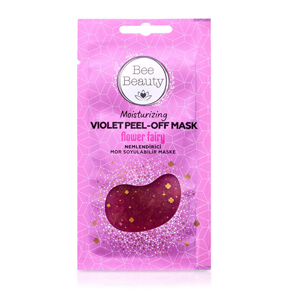 Bee Beauty Mor Soyulabilir Maske 10 ml - Hydrating Peelable Face Mask with Lavender Extract & Panthenol - Face Mask