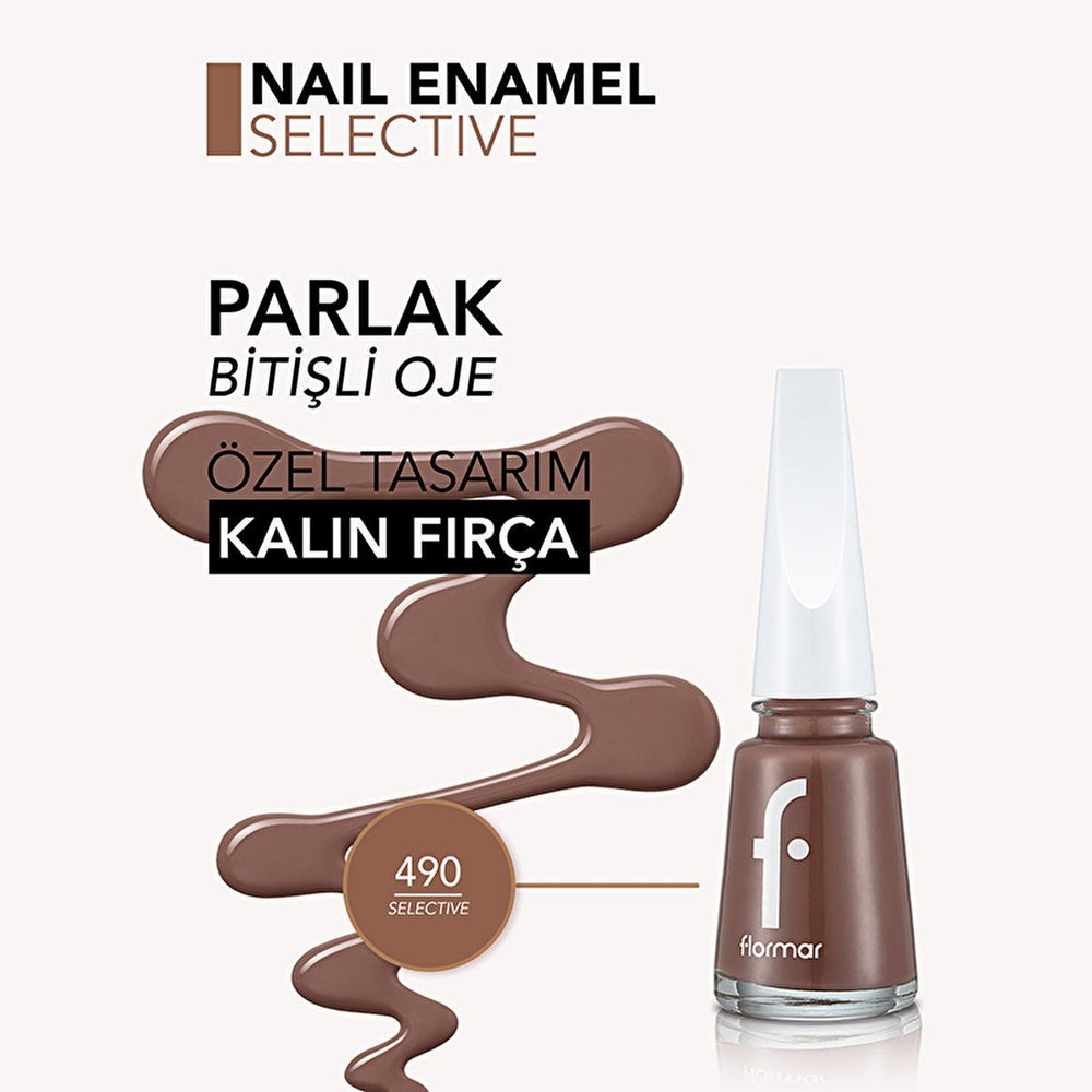 Flormar Nail Enamel: Intense Color, Chip-Resistant, Long-Lasting Nail Polish | Strengthens Nails with Magnesium, Calcium & Sulfur Flormar Nail Polish: Chip-Resistant, Long-Lasting Color! nail polish, Flormar nail enamel, highly pigmented nail polish, chip-resistant nail polish, long lasting nail polish, nail strengthening polish, glossy nail polish colors, manicure, nail care, nail colors, nail enamel, Flormar, vibrant nail color, long-lasting manicure, chip resistant, magnesium, calcium, sulfur, enriched f