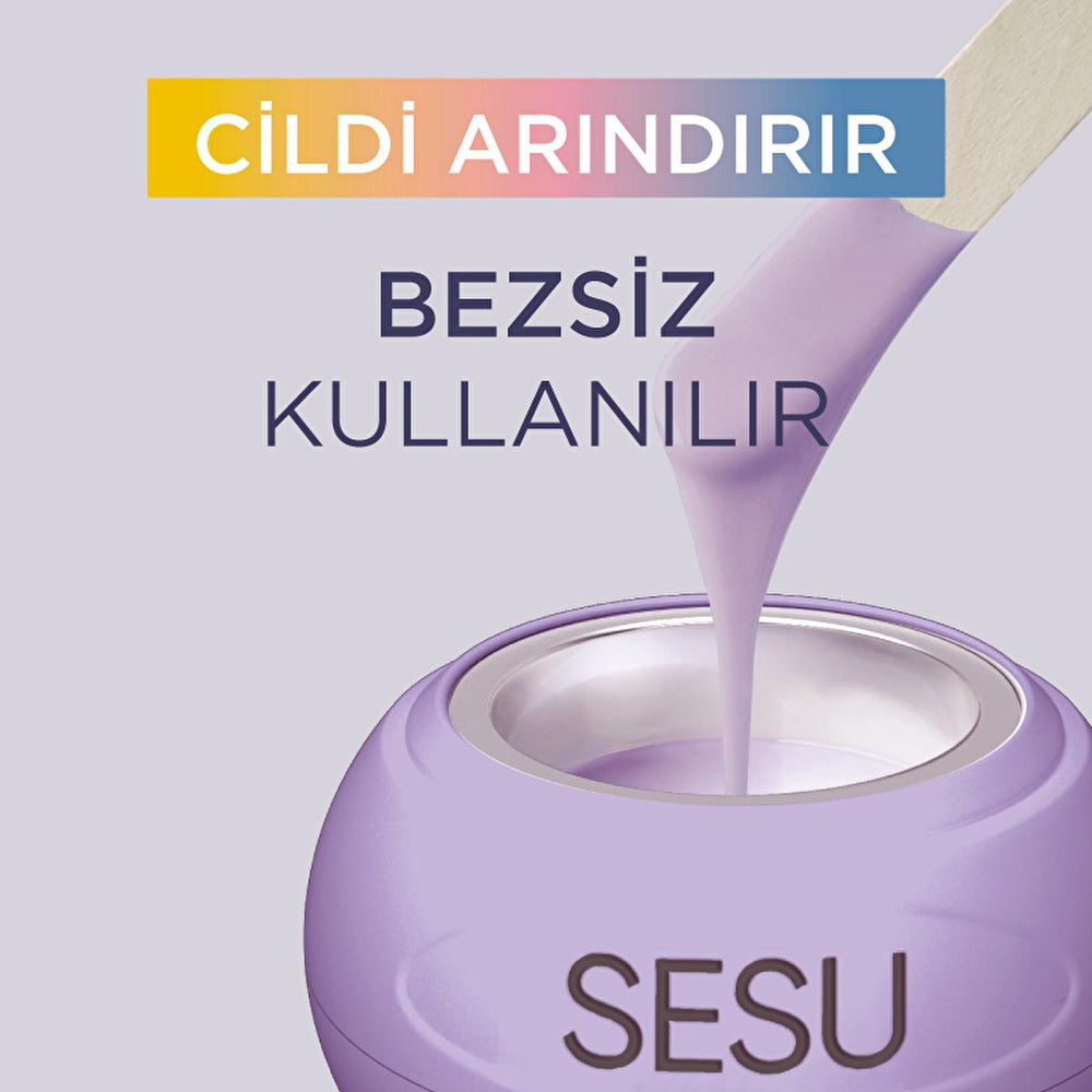 Sesu Boncuk Sir Ağda - Hypoallergenic Bubble Gum Scented Hair Removal Wax for Sensitive Skin - view 4