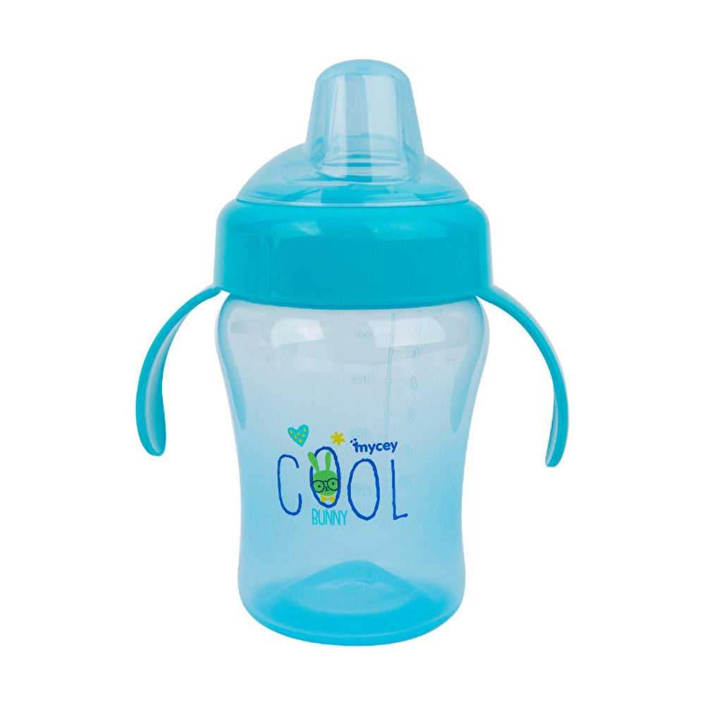 Mycey Anti-Colic Baby Sippy Cup - Leak-Proof, BPA-Free, Bunny Design for 6+ Months - Baby Care