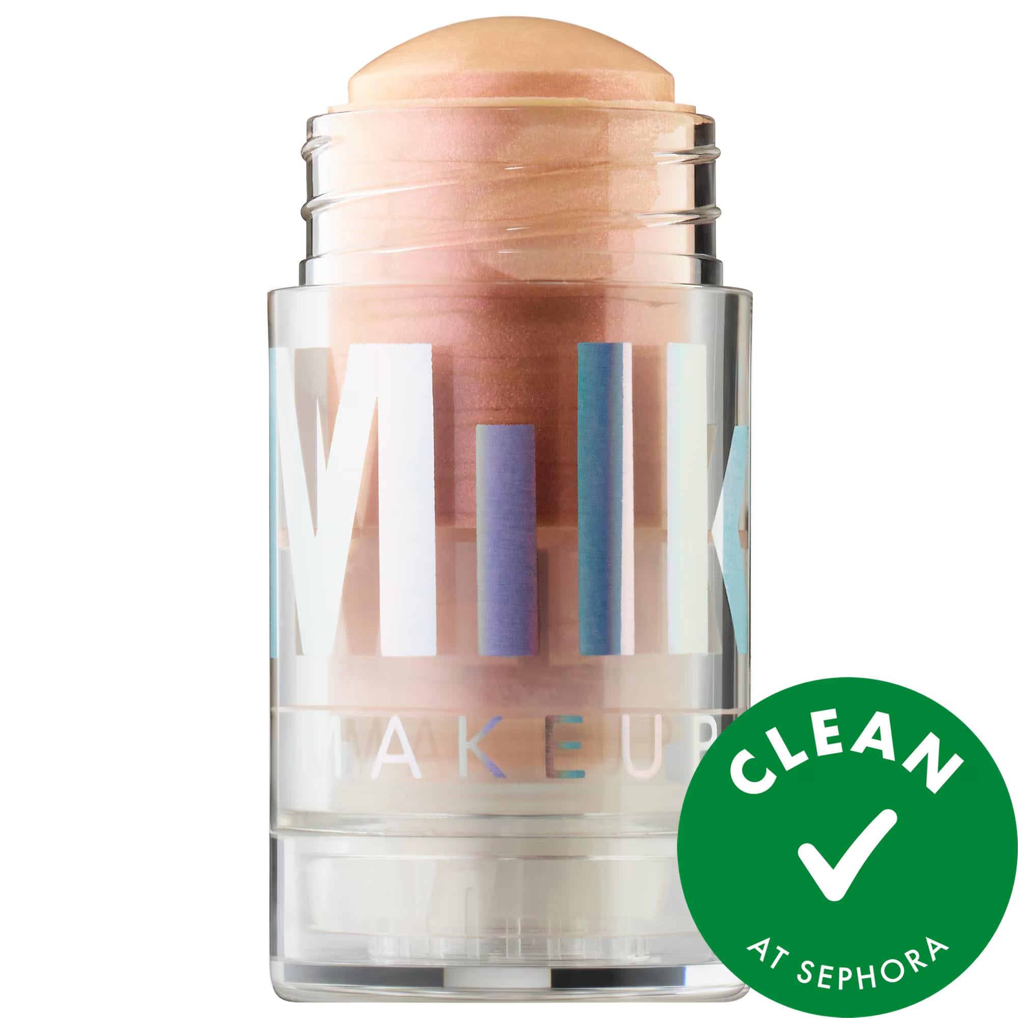 Milk Makeup Holographic Highlighter Stick: Vegan, Cruelty-Free, Multiuse Shimmer for Face, Lips, &amp; Eyes Milk Makeup Holographic Highlighter Stick | Vegan Shimmer Makeup holographic highlighter stick, vegan highlighter, cruelty-free makeup, multiuse highlighter, shimmer makeup, highlighting stick for face, holographic makeup, hydrating highlighter, paraben-free highlighter, highlighter, vegan, cruelty-free, shimmer, holographic, hydrating, paraben-free, multiuse, cheeks, lips, eyes, makeup, cosmetics, beauty