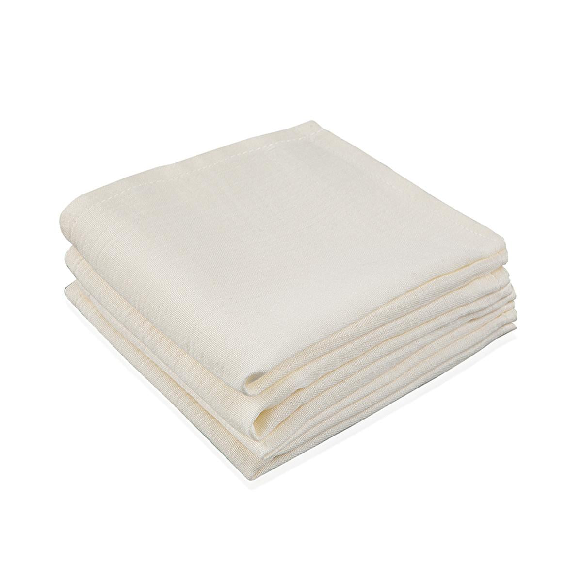 Babyjem Baby Muslin Cloth - Soft, Multi-Purpose Cloth for Baby Care Essentials - Pack of 4 Baby Muslin Cloth by Babyjem - Soft & Multi-Purpose baby muslin cloth, muslin cloth, baby care essentials, soft baby cloth, multi-purpose baby cloth, baby hygiene products, babyjem, ecru baby cloth, pack of 4, gentle baby products, baby comfort, newborn essentials, baby gift ideas