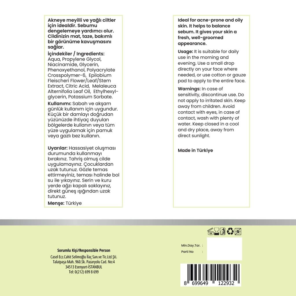 Dermoten Niacinamide &amp; Tea Tree Oil Blemish Serum 30 ml