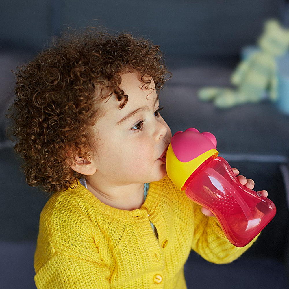 Philips Avent Bendy Straw Sippy Cup for Toddlers 12+ Months - 300ml/10oz Pink - Baby Care