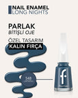 Flormar Nail Enamel Yoğun Pigmentli Oje - Long Lasting & Nourishing Nail Polish - view 4