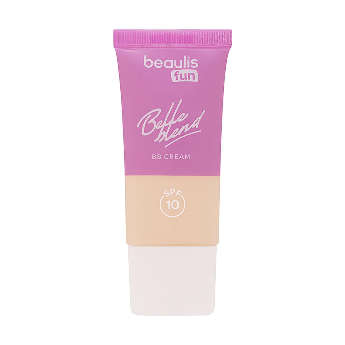 Beaulis Fun Belle Blend BB Cream - Natural, Lightweight Coverage with SPF 10 - 138 Ivory Touch Beaulis BB Cream - Natural Coverage &amp; SPF 10 BB Cream, Natural Makeup, SPF 10, Lightweight Foundation, Multi-Shade Makeup Product, Cosmetics, Makeup Essentials, Everyday Makeup, Sun Protection, Beauty Products, Skincare Makeup, Natural Beauty, Makeup for Fair Skin, Light Coverage Foundation