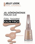 Flormar Jelly Look Nail Polish - High Pigment, Long Lasting, Jelly Finish - view 4