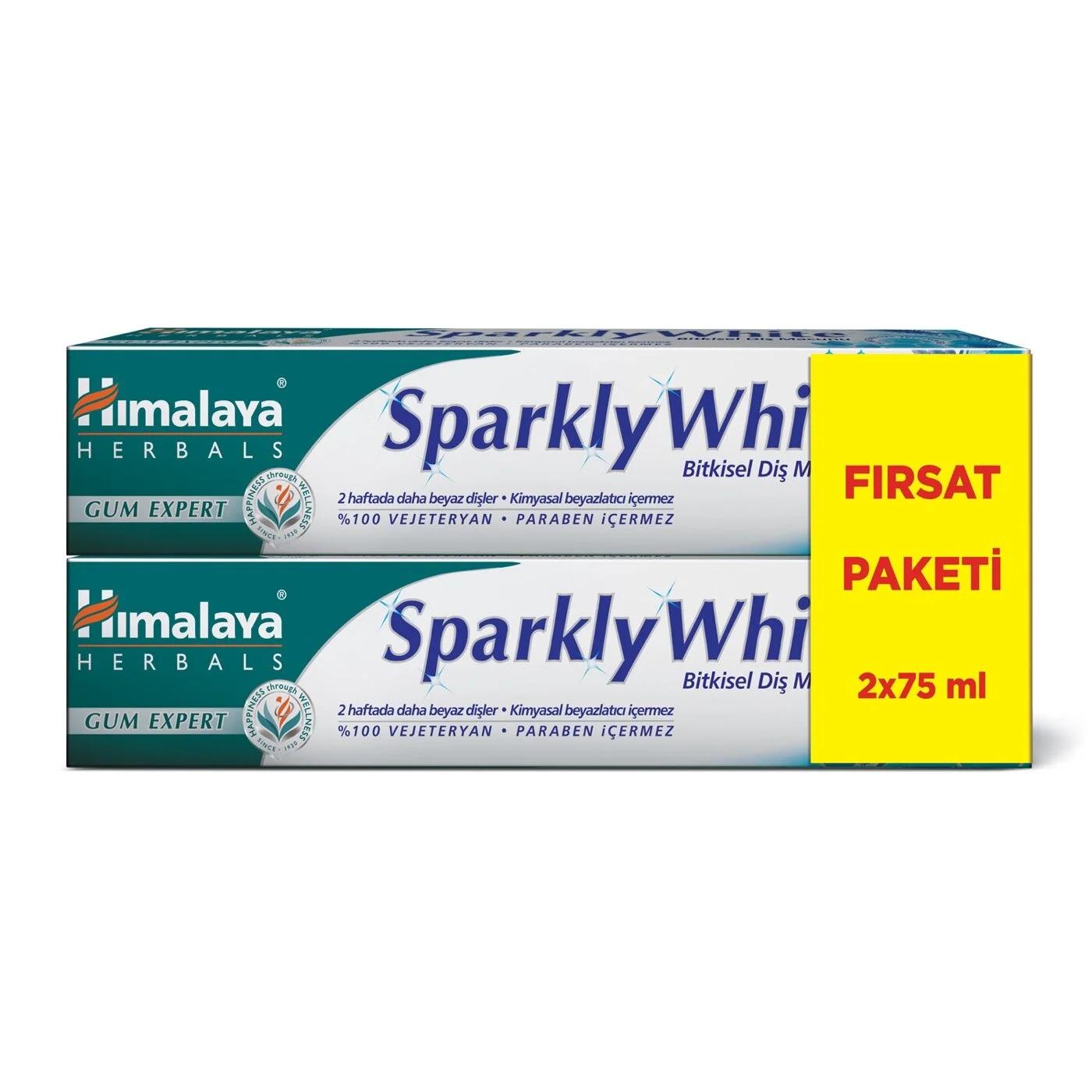 Himalaya Herbals Sparkly White Herbal Toothpaste 75 ml 2-Pack