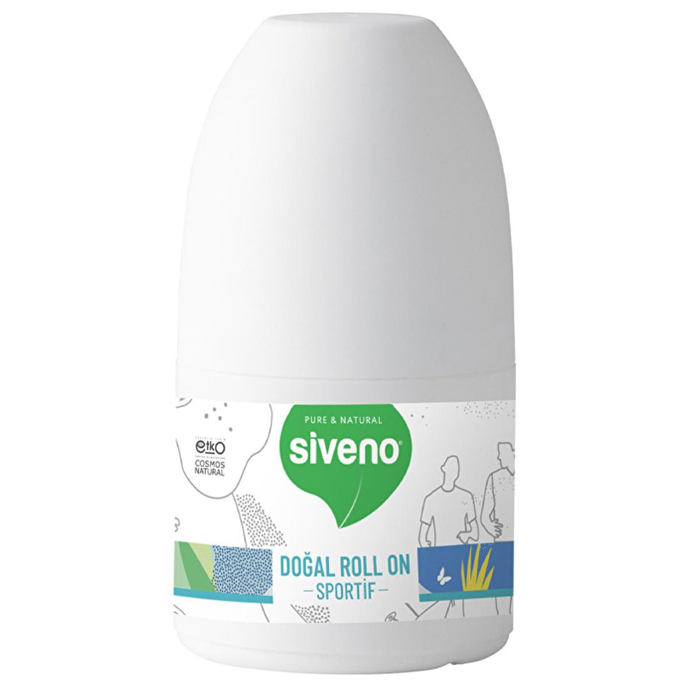 Siveno Natural Deodorant Roll-On - Vegan, Cruelty-Free, Eco-Friendly Sport Deodorant for Active Individuals - Deodorant
