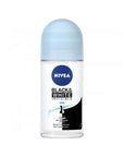 Nivea Invisible Black & White Pure Roll-On Deodorant: 48H Odor & Anti-Stain Protection, Alcohol-Free Formula Nivea Roll-On Deodorant: 48H Anti-Stain & Odor Protection roll on deodorant, anti stain deodorant, alcohol free deodorant, Nivea deodorant, deodorant for black clothes, deodorant for white clothes, long lasting deodorant, body odor protection, Roll-On Deodorant, deodorant, anti-stain, alcohol-free, sensitive skin, personal care, hygiene, body odor, stain prevention, women's deodorant, men's deodorant