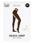 Eklips Cocoa Pantyhose Soft Stretch Tights in Size M