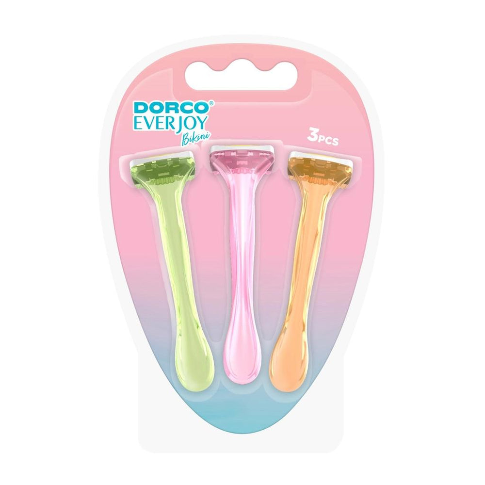 Dorco Everjoy Shai Bikini Disposable Razors 3-Count