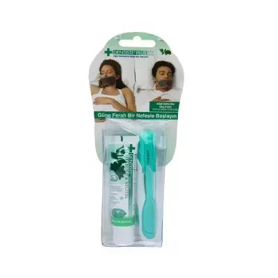 Dentiste Portable Oral Care Kit - Travel Toothbrush & Toothpaste Set for Adults - image 2