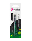Nascita Eyebrow Tweezers - Flat Tip Precision Hair Removal Tool for Women & Men - Eyebrow Pencil