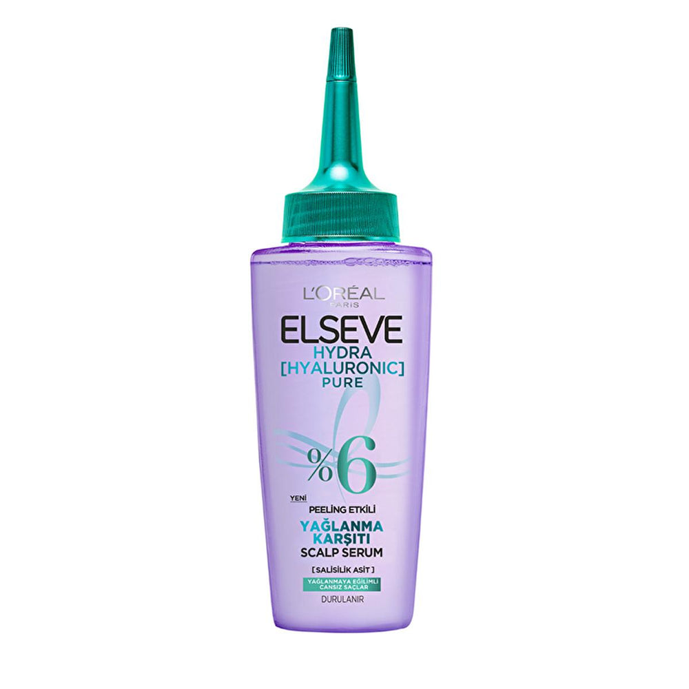 L'Oreal Paris Elseve Hydra Hyaluronic Scalp Serum: Deep Cleansing Anti-Oil Treatment with Salicylic & Hyaluronic Acid for Lasting Freshness L'Oreal Scalp Serum: Anti-Oil, Cleansing, Hyaluronic Acid scalp serum, oily scalp treatment, salicylic acid scalp, hyaluronic acid scalp serum, peeling scalp serum, anti-oil scalp serum, scalp cleansing serum, dandruff serum, oily scalp, scalp treatment, salicylic acid, hyaluronic acid, peeling complex, scalp cleanse, scalp exfoliate, dry scalp, product buildup, hair ca