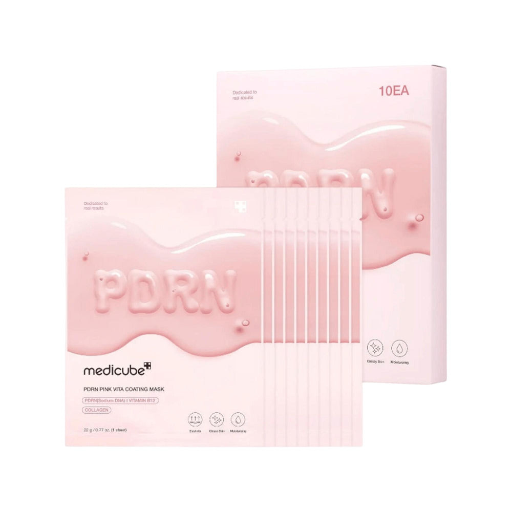 Medicube PDRN Pink Vita Coating Firming Sheet Mask 10 Pack