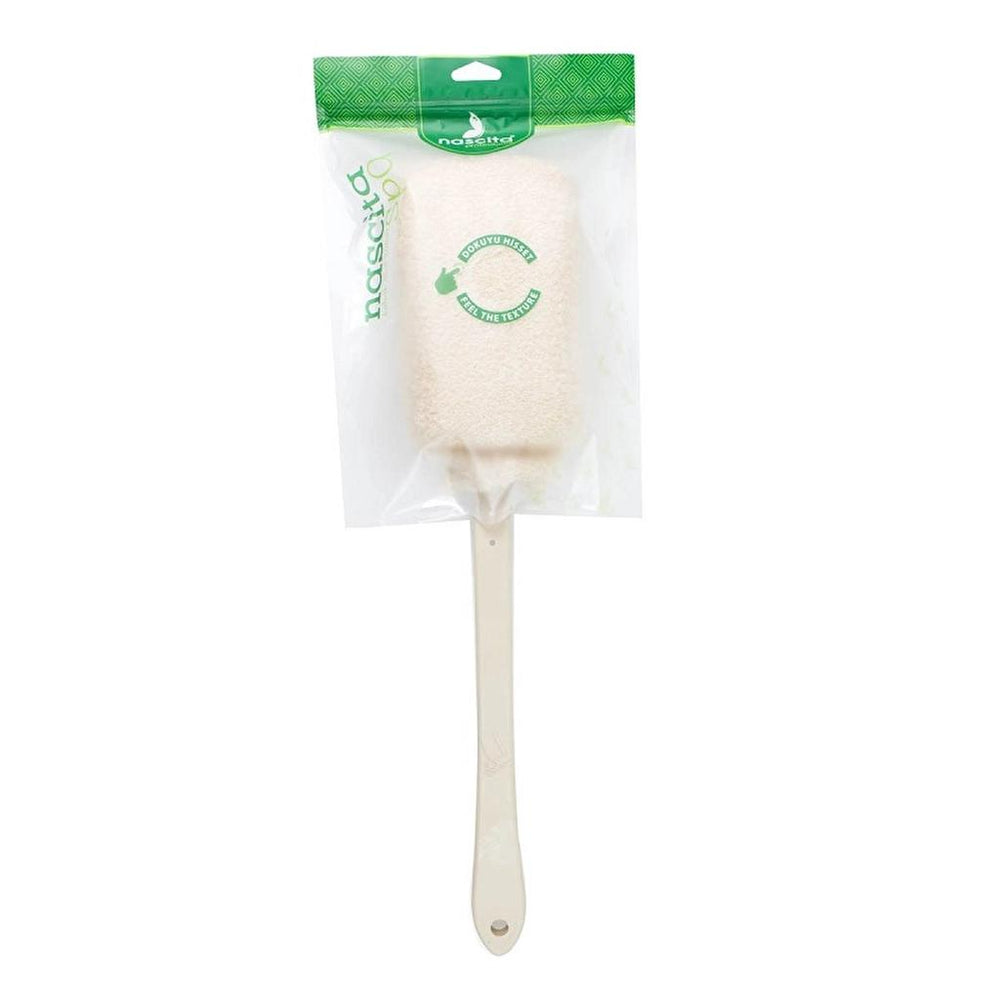 Nascita Plastic Handle Back Scrubbing Strap 11x49cm