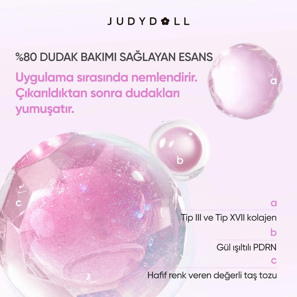 Judydoll Stay Shine PDRN Moisturizing Semi-Gloss Lipstick 111 Ruby Bloom