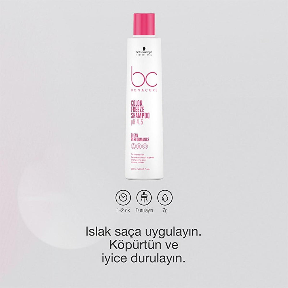 Bonacure Color Freeze Shampoo: Sulfate-Free, Vegan Shampoo for Color Treated Hair - Protects Color & Maintains pH Balance Bonacure Color Freeze Shampoo: Vegan Color Protection color protecting shampoo, color treated hair shampoo, sulfate-free shampoo for colored hair, vegan color safe shampoo, pH balanced shampoo, color freeze shampoo, hair color retention shampoo, silicone-free shampoo, Bonacure shampoo, gentle shampoo for dyed hair, shampoo, color safe shampoo, vegan shampoo, sulfate-free shampoo, silicon