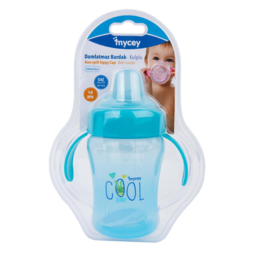 Mycey Anti-Colic Baby Sippy Cup - Leak-Proof, BPA-Free, Bunny Design for 6+ Months - view 2
