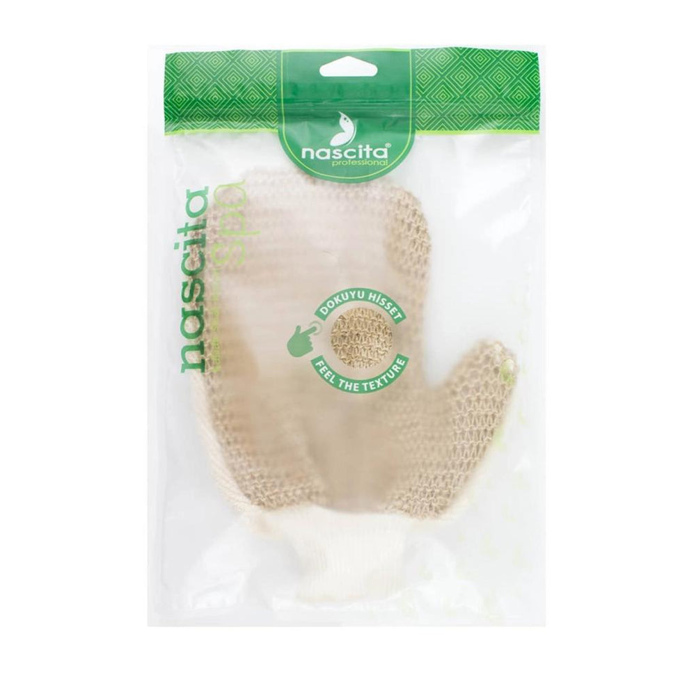 Nascita Sisal Backed Bath Glove for Smooth Skin 1 Piece