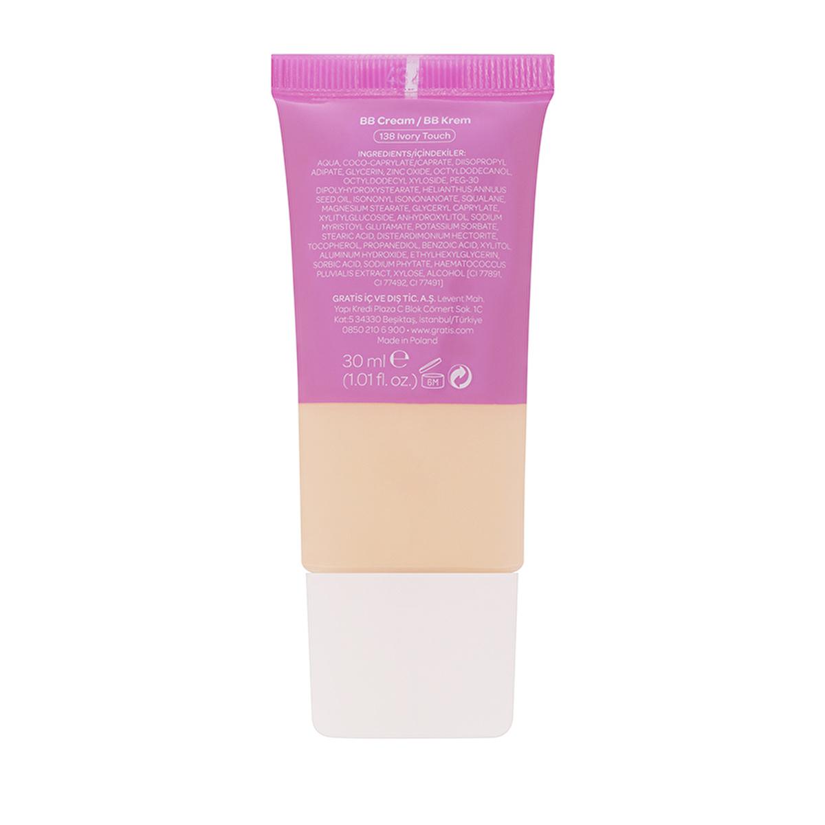 Beaulis Fun Belle Blend BB Cream - Natural, Lightweight Coverage with SPF 10 - 138 Ivory Touch Beaulis BB Cream - Natural Coverage &amp; SPF 10 BB Cream, Natural Makeup, SPF 10, Lightweight Foundation, Multi-Shade Makeup Product, Cosmetics, Makeup Essentials, Everyday Makeup, Sun Protection, Beauty Products, Skincare Makeup, Natural Beauty, Makeup for Fair Skin, Light Coverage Foundation
