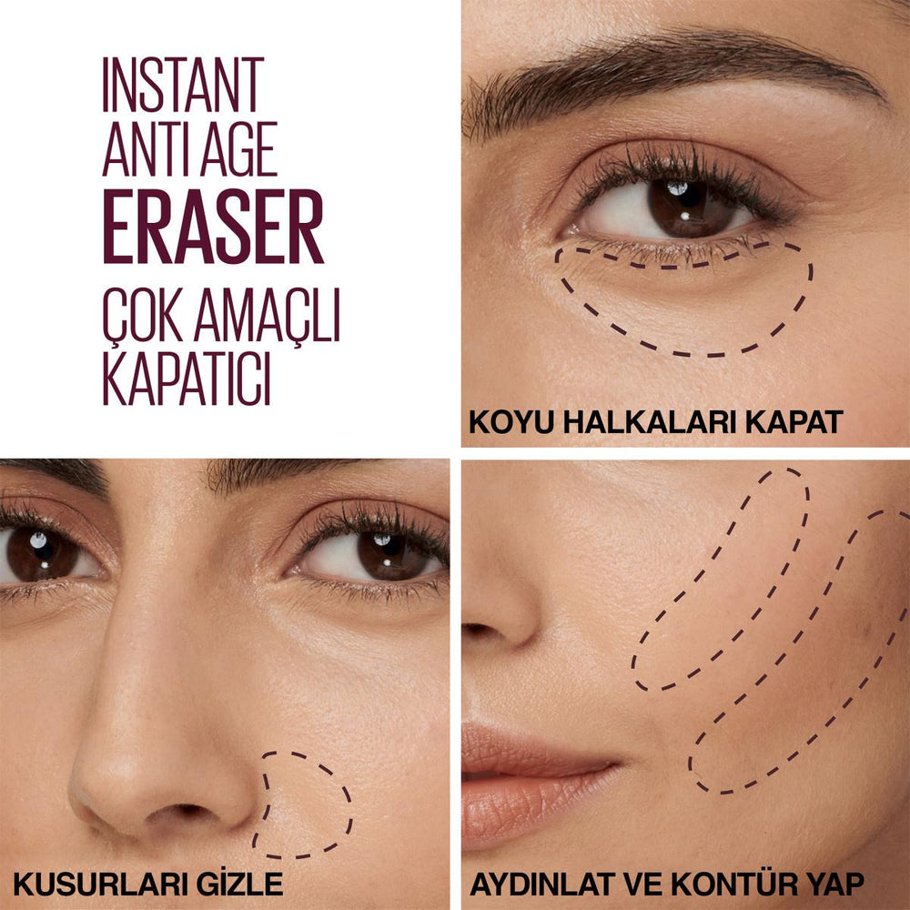 Maybelline New York Instant Anti Age Eraser Concealer - High Coverage, Anti-Aging Makeup for Flawless Complexion - view 7