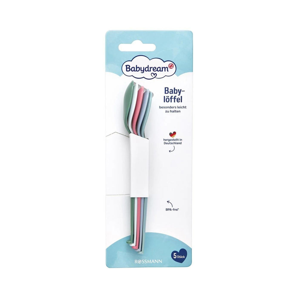 Babydream Baby Feeding Spoons for Gentle Mealtime 5 Pack
