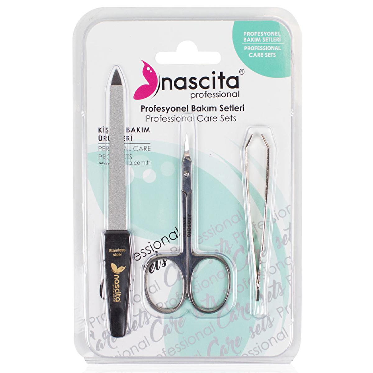 nascita 3-piece manicure set, nail cuticle nipper, nail file, tweezers Nascita 3-Piece Manicure Set - Professional Nail Care for Beauty Enthusiasts & Nail Care Professionals Nascita 3-Piece Manicure Set - Professional Nail Care manicure-set, nail-care-tools, beauty-enthusiasts, nail-professionals, nascita, grooming-tools, professional-nail-care, beauty-products, nail-accessories, ai-generated