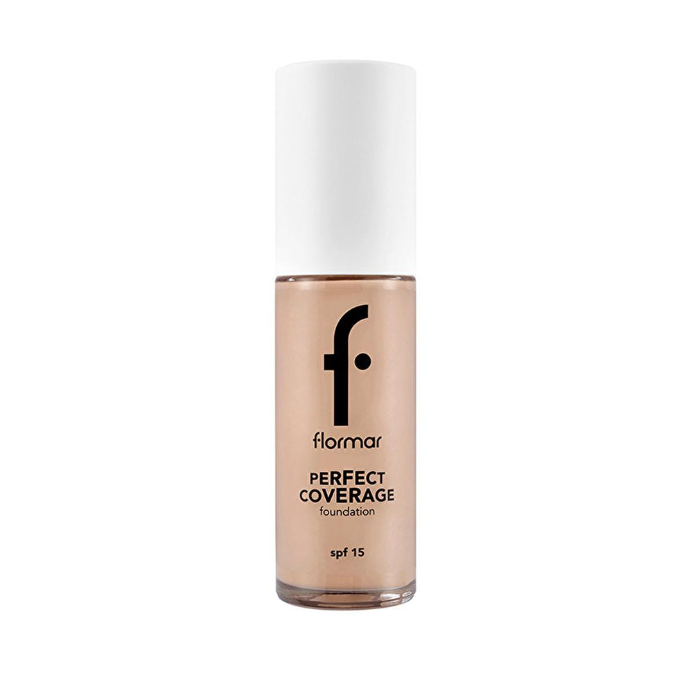 Flormar Perfect Coverage Foundation - Long-Lasting, SPF 15, All Skin Types - view 3