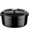 LAVA Cast Iron Cookware Pot - 28cm Enamel Coated Large Capacity Cooking Pot for Family Gatherings - view 2