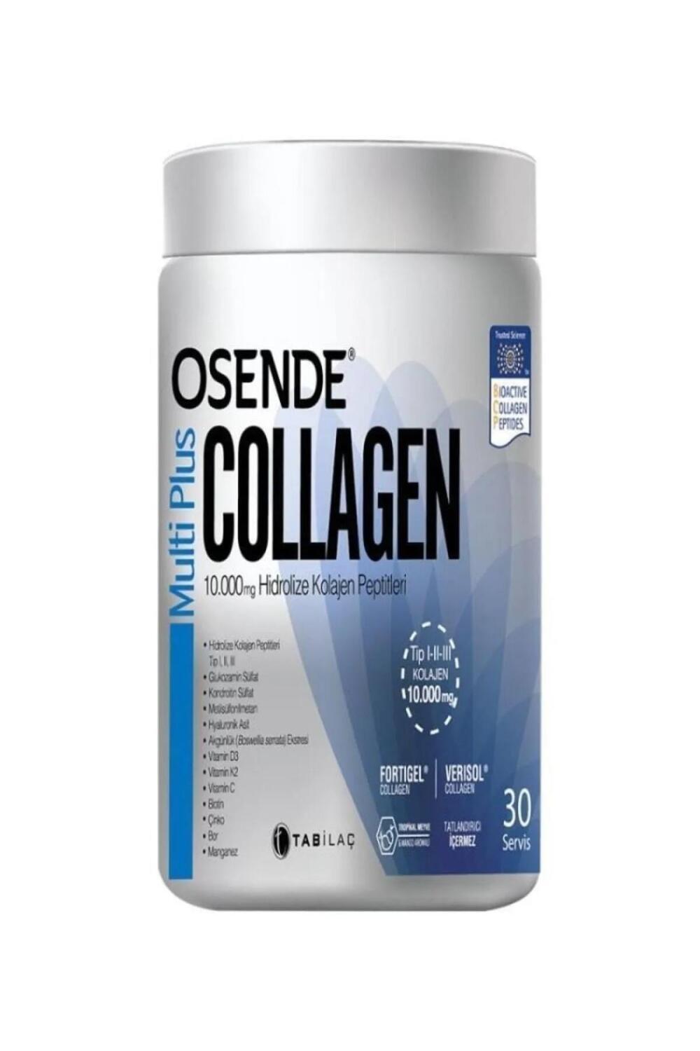 Osende Multi Plus: 10,000mg Collagen Powder - Boost Skin Elasticity, Joint Support, & Overall Wellness with Vitamin C, Glucosamine, & Hyaluronic Acid Osende Collagen Powder: Joint & Skin Support - Vitamin C + HA Collagen Powder, Hydrolyzed Collagen Peptides, Joint Support Supplement, Skin Elasticity Supplement, Glucosamine Chondroitin MSM, Hyaluronic Acid Supplement, Vitamin D3 Supplement, Collagen for Skin and Joints, Collagen Peptides Type I III, Osende Collagen, Collagen, Joint Health, Skin Health, Anti-
