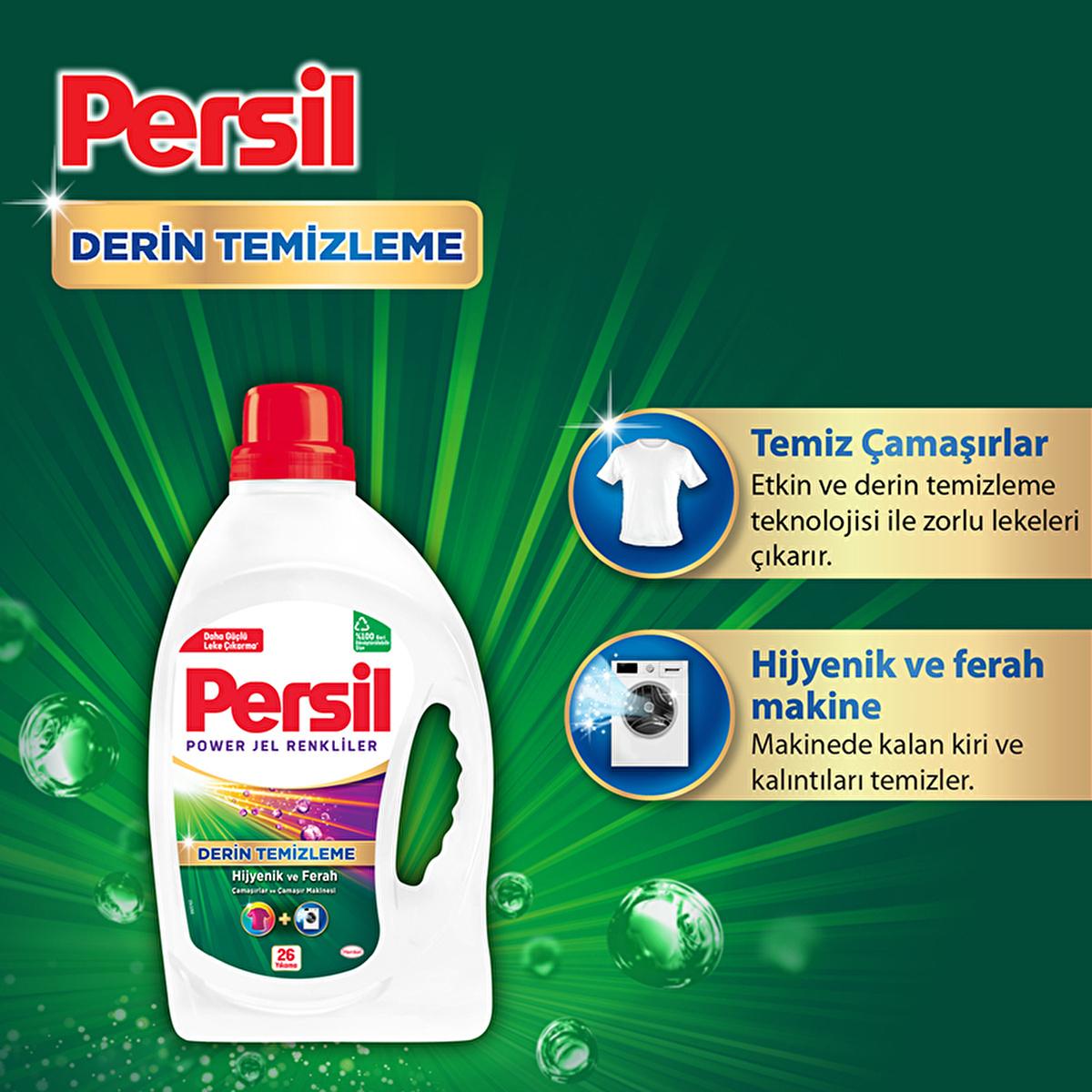 Persil Colored Laundry Detergent - Effective Stain Removal, Prevents Color Fading, 26 Wash Persil Colored Laundry Detergent - Effective Stain Removal &amp; Color Protection colored laundry detergent, effective stain removal, prevents color fading, washing machine hygiene, long-lasting freshness, laundry care, Persil, detergent for colored clothes, stain removal, laundry detergent, washing machine maintenance