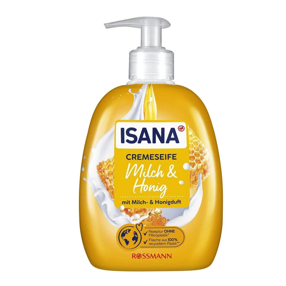 Isana Milk & Honey Liquid Soap Moisturizing Hand Wash 500 ml