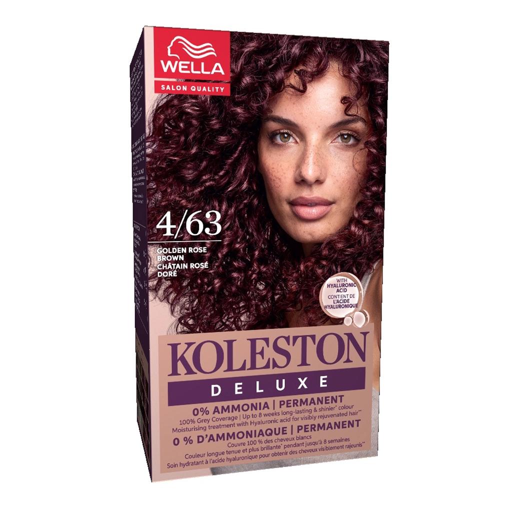 Wella Koleston Deluxe Ammonia-Free Hair Dye 4/63 Dark Rose Brown
