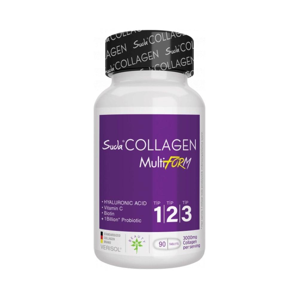 Suda Collagen Supplement Tablets - Anti-Aging, Skin Hydration & Elasticity Support with Hyaluronic Acid, Biotin & Probiotics Suda Collagen Supplement - Anti-Aging & Skin Health Support Collagen Supplement, Hyaluronic Acid, Biotin Supplement, Zinc Supplement, Probiotic Supplement, Skin Health, Anti-Aging Supplement, Dietary Supplement, Skin Hydration, Skin Elasticity, Anti-Aging, Beauty Supplements, Wellness Products