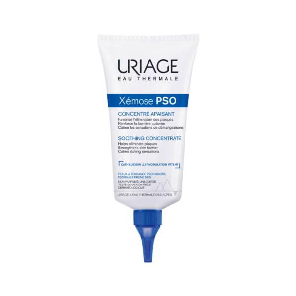 Uriage Xemose PSO Fragrance-Free Moisturizing Concentrate for Dry Skin Relief - Soothing, Non-Greasy, 5.07 fl oz - Face Cream