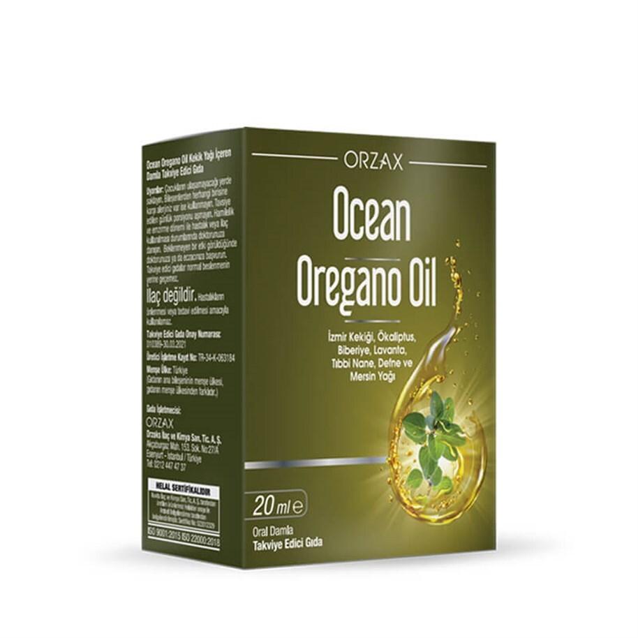 Ocean Oregano Oil Dietary Supplement for Oral Health Support - 20ml Natural Oral Hygiene Product - Vitamin & Supplement
